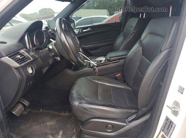 4JGDA6EB7HA980355 2017 MERCEDES-BENZ GLE White Front interior view