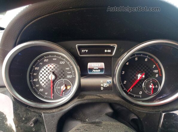 4JGDA6EB7HA980355 2017 MERCEDES-BENZ GLE White Instrument cluster view