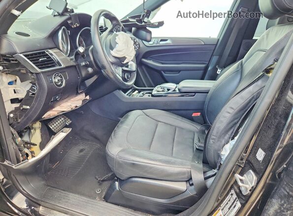 4JGDA6EBXJB076421 2018 MERCEDES-BENZ GLE Черный Вид салона спереди