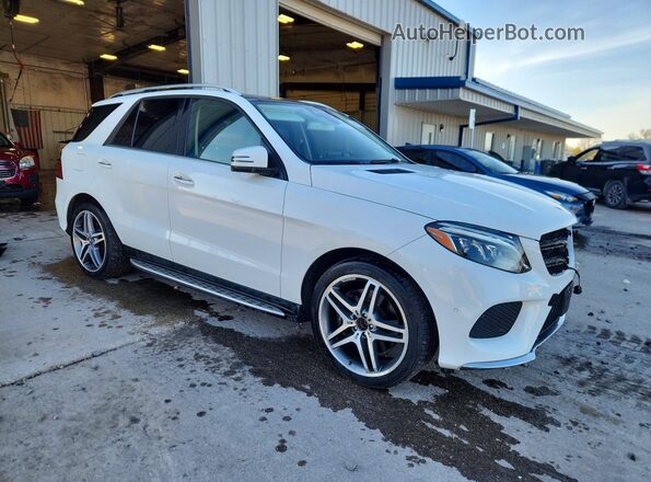 4JGDA7DB7HA841852 2017 MERCEDES-BENZ GLE White Przód prawy
