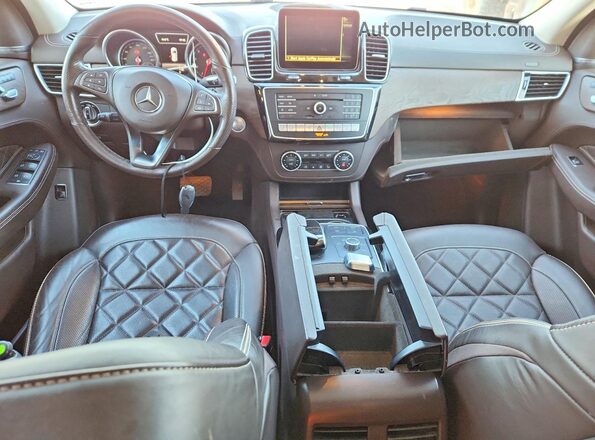 4JGDA7DB7HA841852 2017 MERCEDES-BENZ GLE White Widok deski rozdzielczej