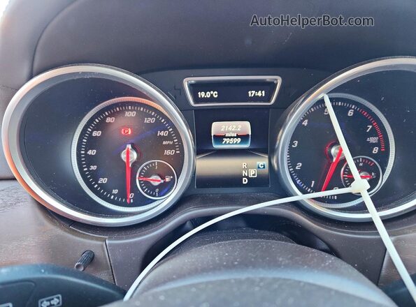 4JGDA7DB7HA841852 2017 MERCEDES-BENZ GLE White Widok zestawu wskaźników