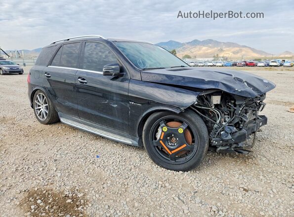 4JGDA7EB8HA915147 2017 MERCEDES-BENZ GLE Black Przód prawy