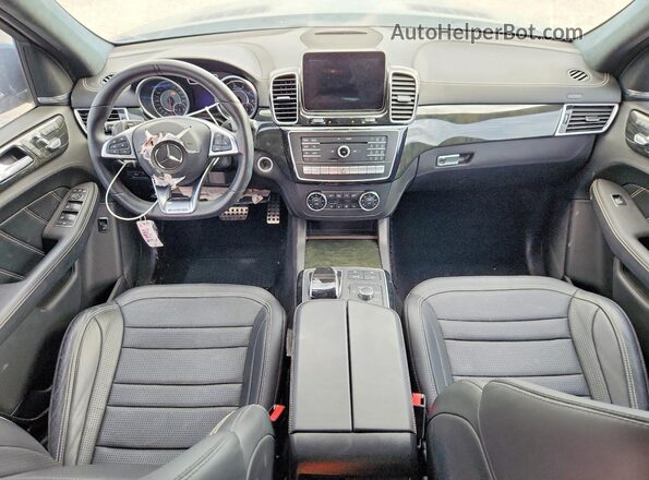 4JGDA7EB8HA915147 2017 MERCEDES-BENZ GLE Black Widok deski rozdzielczej