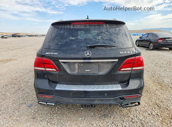 4JGDA7EB8HA915147 2017 MERCEDES-BENZ GLE Black Widok z tyłu