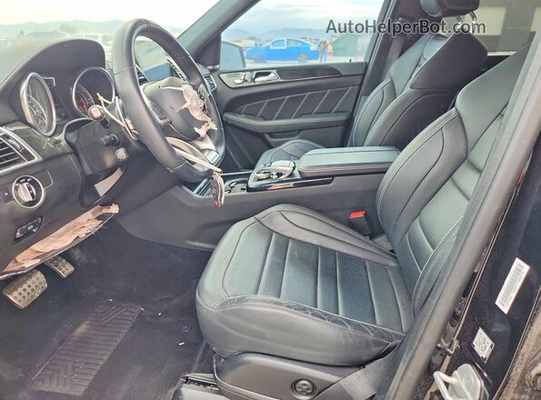 4JGDA7EB8HA915147 2017 MERCEDES-BENZ GLE Black Widok wnętrza z przodu