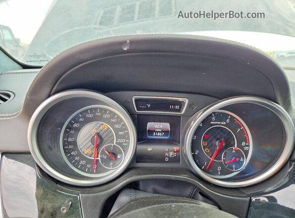 4JGDA7EB8HA915147 2017 MERCEDES-BENZ GLE Черный Вид щитка приборов