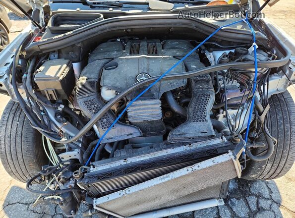4JGDF6EE0GA710569 2016 MERCEDES-BENZ GL-CLASS Silver Widok komory silnika
