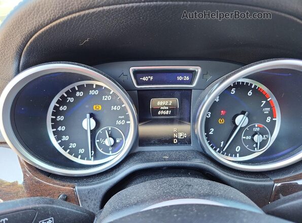 4JGDF6EE0GA710569 2016 MERCEDES-BENZ GL-CLASS Silver Widok zestawu wskaźników