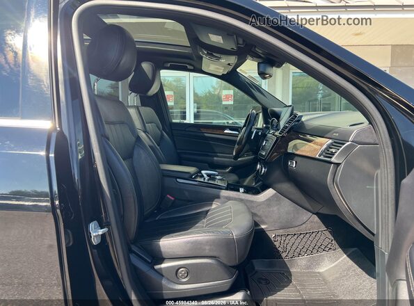 4JGDF6EE0HA786116 2017 MERCEDES-BENZ GLS 450 Черный Вид салона спереди