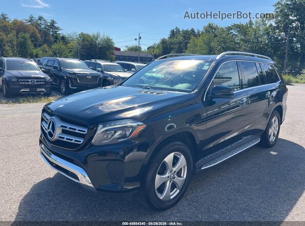 4JGDF6EE0HA786116 2017 MERCEDES-BENZ GLS 450 Черный Передняя левая четверть