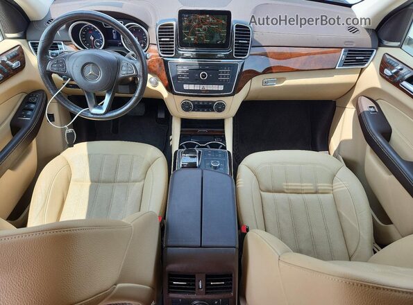 4JGDF6EE0HA819681 2017 MERCEDES-BENZ GLS White Widok deski rozdzielczej