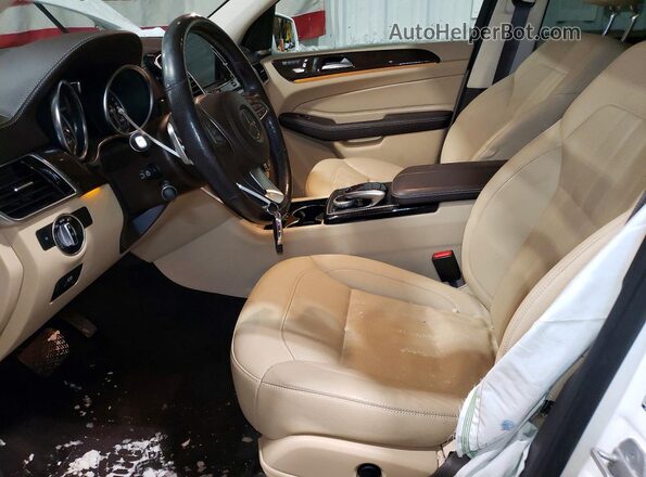 4JGDF6EE0HA884773 2017 MERCEDES-BENZ GLS White Widok wnętrza z przodu