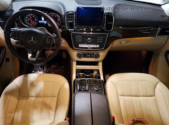4JGDF6EE0HA884773 2017 MERCEDES-BENZ GLS White Widok deski rozdzielczej