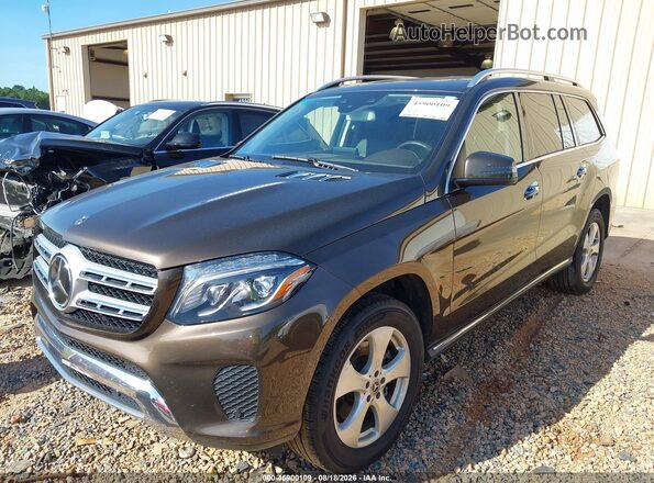4JGDF6EE0HA978894 2017 MERCEDES-BENZ GLS 450 Коричневый Передняя левая четверть