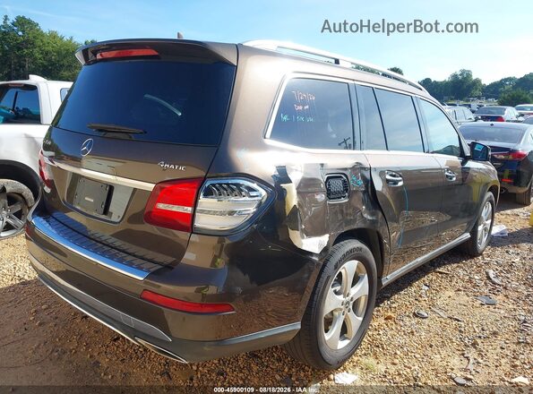 4JGDF6EE0HA978894 2017 MERCEDES-BENZ GLS 450 Коричневый Задняя правая четверть