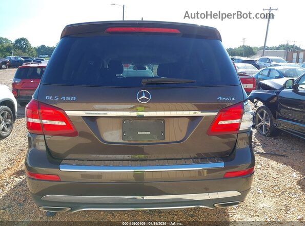 4JGDF6EE0HA978894 2017 MERCEDES-BENZ GLS 450 Коричневый 