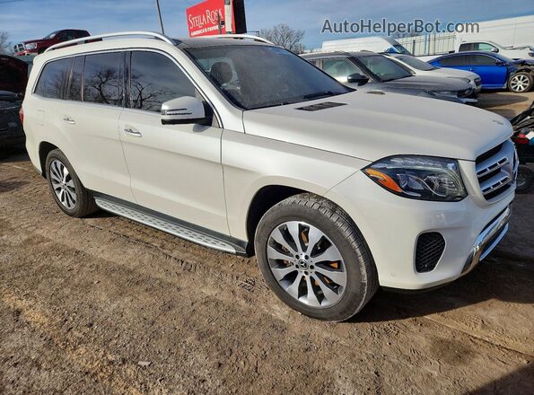 4JGDF6EE0JB050003 2018 MERCEDES-BENZ GLS White Delantero derecho