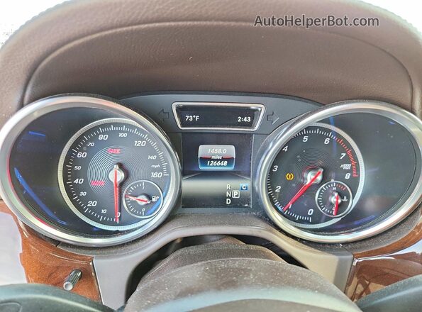 4JGDF6EE0JB050003 2018 MERCEDES-BENZ GLS White Vista del cuadro de instrumentos