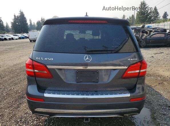 4JGDF6EE1HA741881 2017 MERCEDES-BENZ GLS Silver Հետևի տեսք