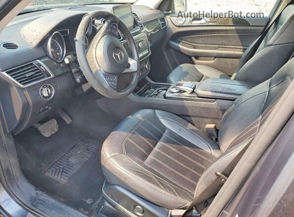 4JGDF6EE1HA741881 2017 MERCEDES-BENZ GLS Silver Սալոնի դիմացի տեսք