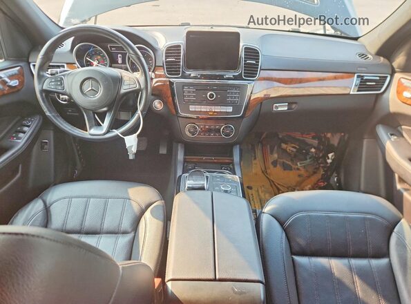 4JGDF6EE1HA820225 2017 MERCEDES-BENZ GLS Black Widok deski rozdzielczej