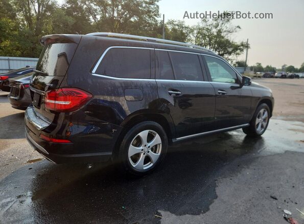 4JGDF6EE1HA820225 2017 MERCEDES-BENZ GLS Black Tył prawy