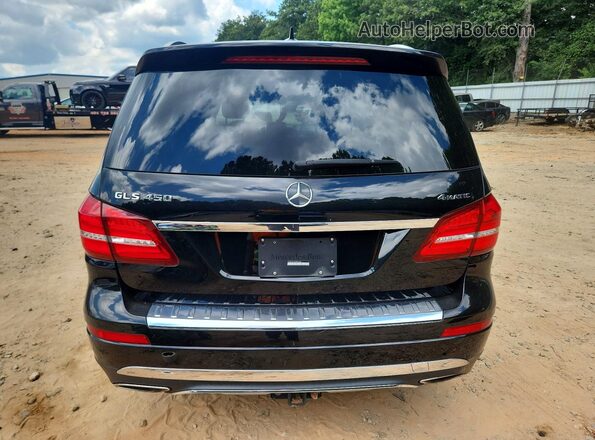 4JGDF6EE1HA831368 2017 MERCEDES-BENZ GLS Black Вид ззаду