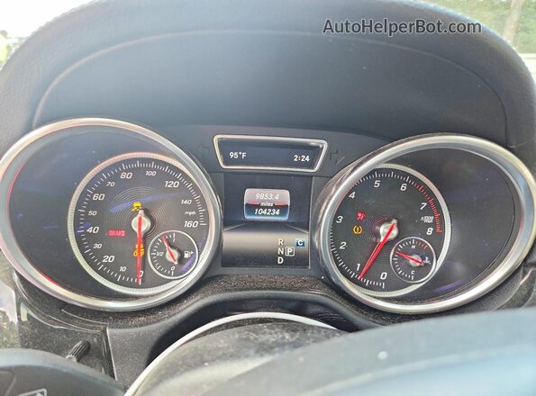 4JGDF6EE1HA831368 2017 MERCEDES-BENZ GLS Black Вид щитка приладів
