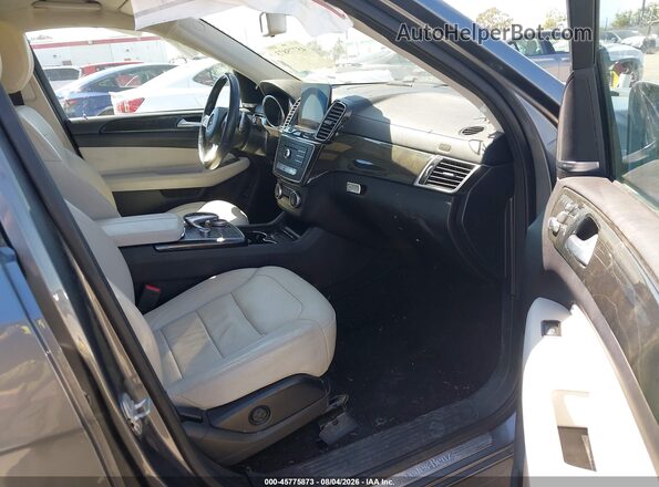 4JGDF6EE1HA851216 2017 MERCEDES-BENZ GLS 450 Gray Widok wnętrza z przodu