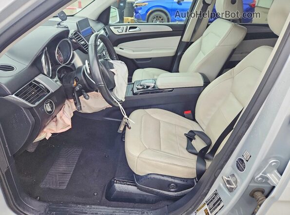 4JGDF6EE1JB171316 2018 MERCEDES-BENZ GLS Серебряный Вид салона спереди