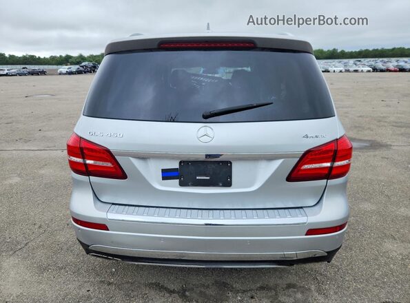 4JGDF6EE1JB171316 2018 MERCEDES-BENZ GLS Серебряный Вид сзади