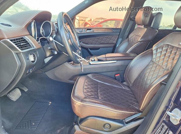 4JGDF6EE2GA709276 2016 MERCEDES-BENZ GL-CLASS Blue Սալոնի դիմացի տեսք