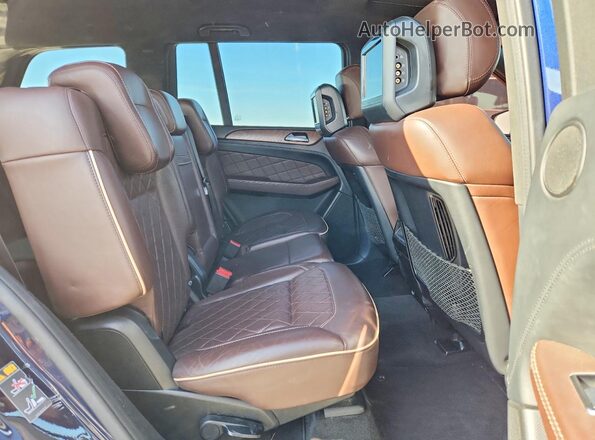 4JGDF6EE2GA709276 2016 MERCEDES-BENZ GL-CLASS Blue Սալոնի հետևի տեսք