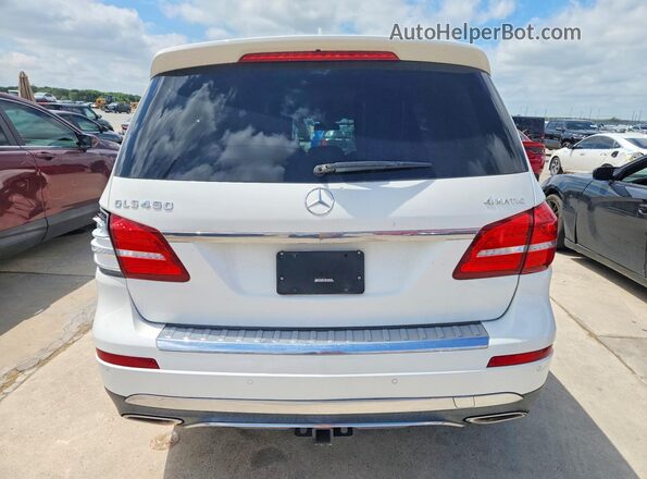 4JGDF6EE2HA742599 2017 MERCEDES-BENZ GLS Белый Вид сзади
