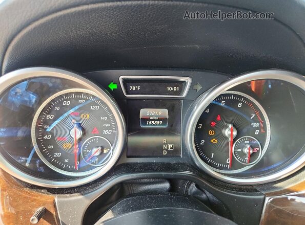 4JGDF6EE2HA788207 2017 MERCEDES-BENZ GLS Black Vista del cuadro de instrumentos