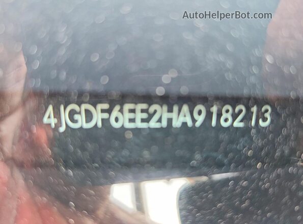 4JGDF6EE2HA918213 2017 MERCEDES-BENZ GLS Белый Панорамный вид салона 360°