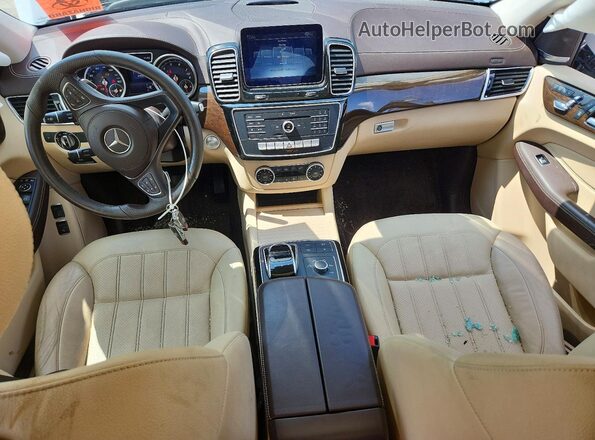 4JGDF6EE2HA918213 2017 MERCEDES-BENZ GLS Белый Вид панели приборов