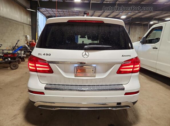 4JGDF6EE3GA637603 2016 MERCEDES-BENZ GL-CLASS Белый Вид сзади