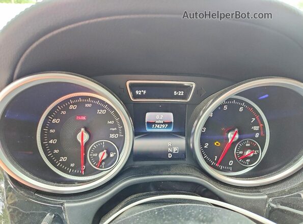 4JGDF6EE3HA742997 2017 MERCEDES-BENZ GLS Gray Vista del cuadro de instrumentos