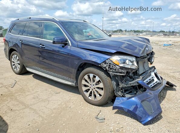 4JGDF6EE3HA884976 2017 MERCEDES-BENZ GLS Blue Front right