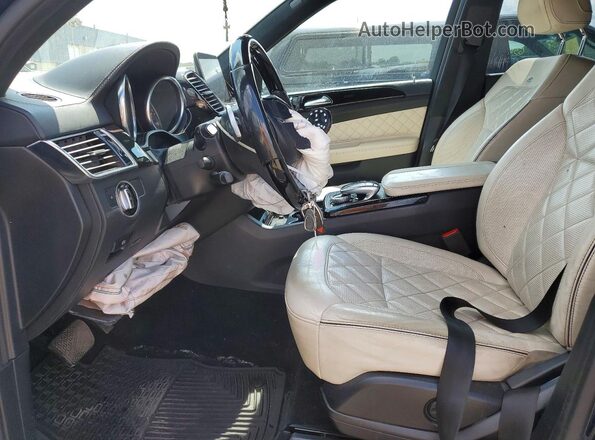4JGDF6EE3HA884976 2017 MERCEDES-BENZ GLS Blue Front interior view