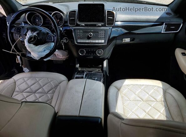 4JGDF6EE3HA884976 2017 MERCEDES-BENZ GLS Blue Dashboard view