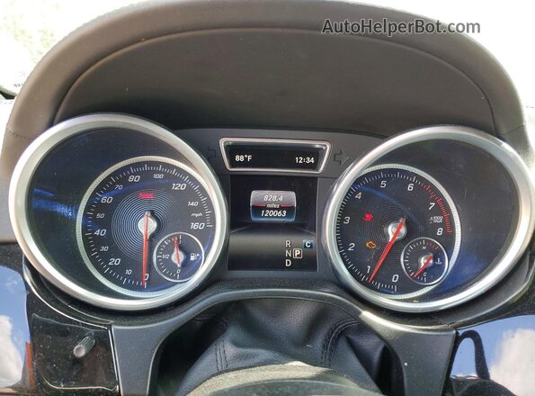 4JGDF6EE3HA884976 2017 MERCEDES-BENZ GLS Blue Instrument cluster view