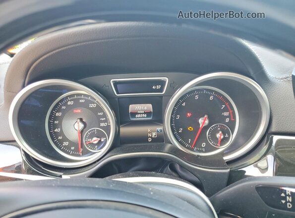 4JGDF6EE4HA883903 2017 MERCEDES-BENZ GLS Серебряный Вид щитка приборов