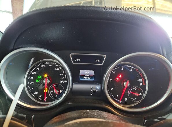 4JGDF6EE4HA974895 2017 MERCEDES-BENZ GLS Gray Widok zestawu wskaźników