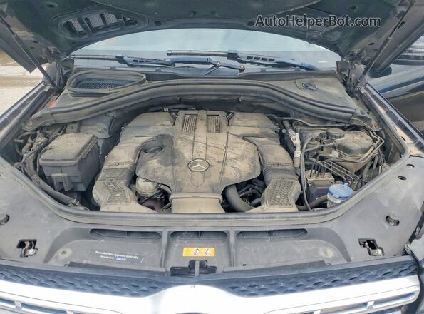 4JGDF6EE4KB220901 2019 MERCEDES-BENZ GLS Black Vista del compartimento del motor