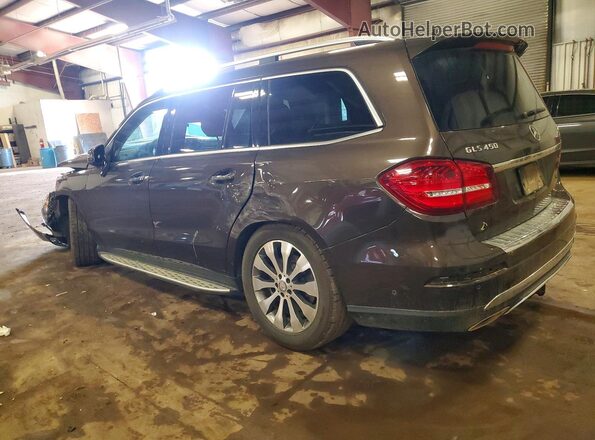 4JGDF6EE5HA762815 2017 MERCEDES-BENZ GLS Brown Задня ліва чверть