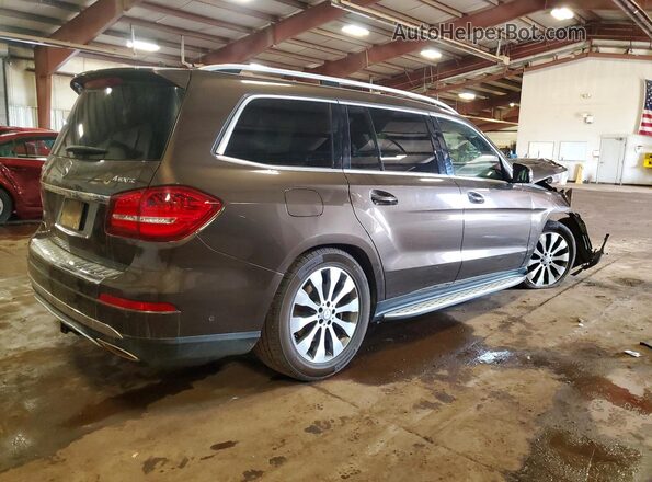 4JGDF6EE5HA762815 2017 MERCEDES-BENZ GLS Brown Задня права чверть