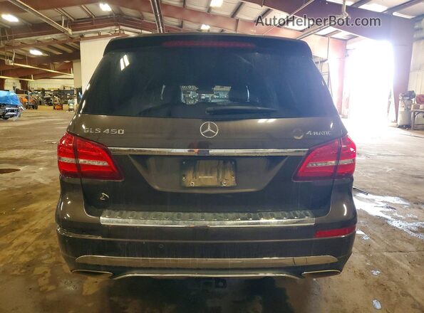 4JGDF6EE5HA762815 2017 MERCEDES-BENZ GLS Brown Вид ззаду